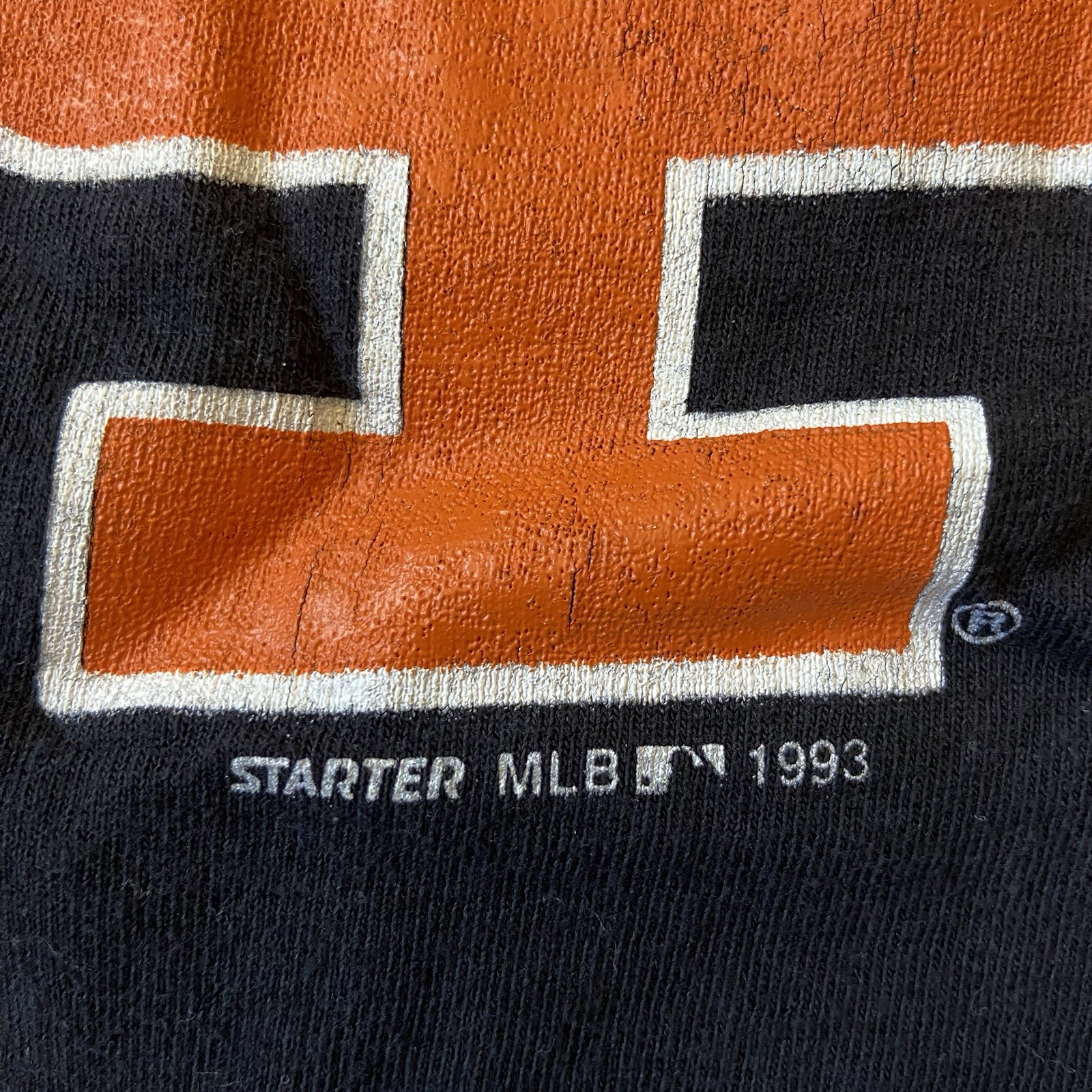 Vintage 1993 Single Stitched Made in USA Starter SF Giants Baseball Graphic Tee gallery
