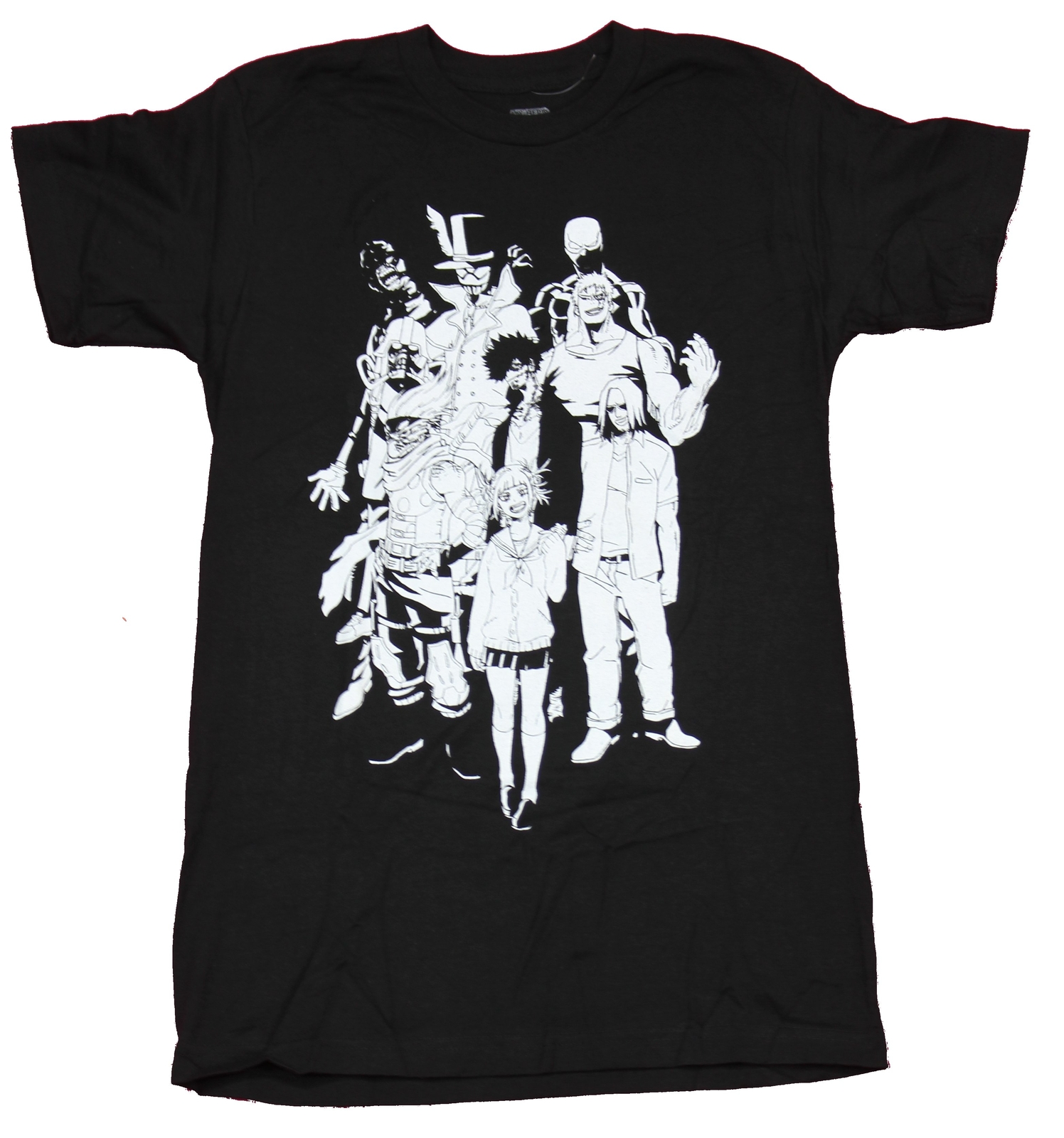 My Hero Academia Adult New T-Shirt – Vanguard Action Squad Front Logo Back