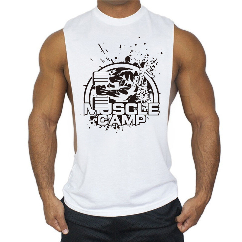 Sports Leisure Printing Quick-drying Breathable Vest Trendy Fitness Vest gallery