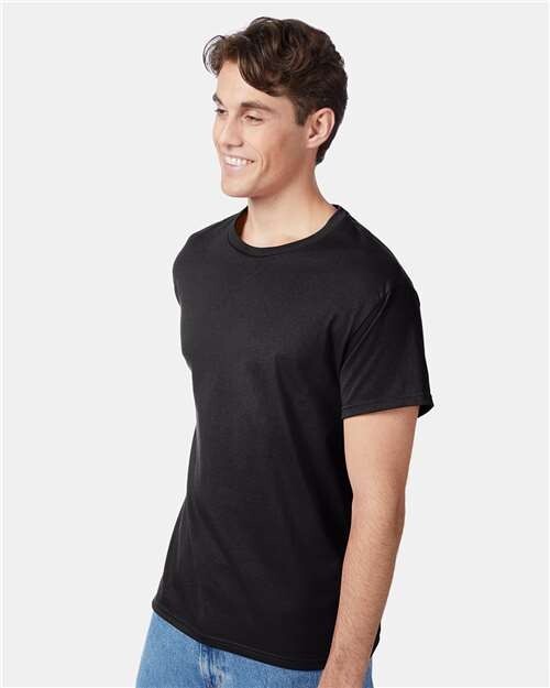 Hanes 5250 Mens Short Sleeve Authentic 100% Cotton Crew Neck Stylish T-Shirt gallery