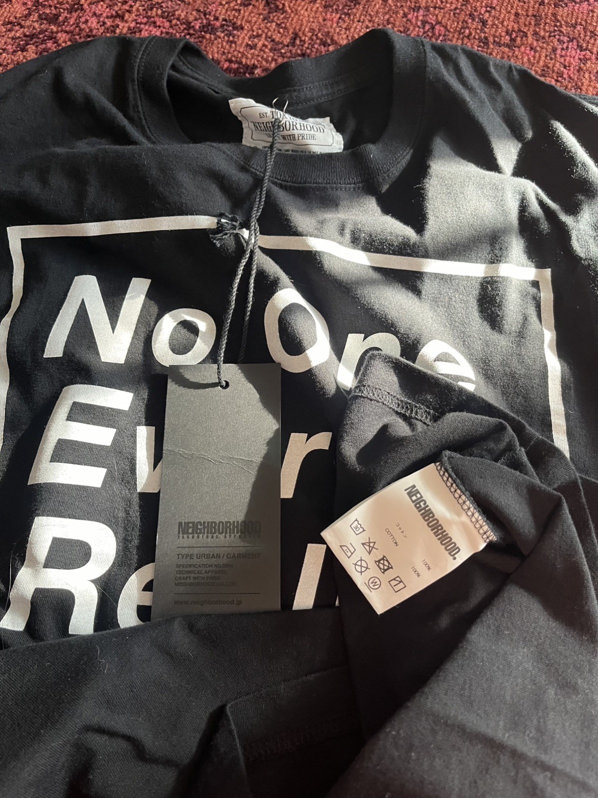 Neighborhood N.E.R.D. Long Sleeve T-shirt Sz Small Pharrell Japan Nigo RARE NWT gallery