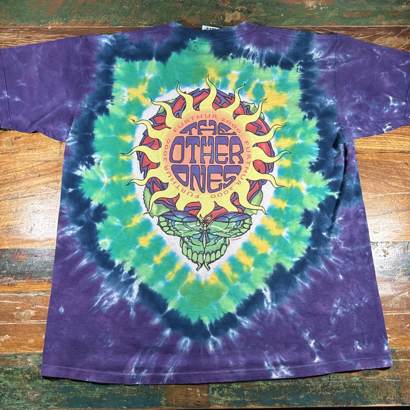 Vintage Grateful Dead Shirt Mens XL The Other Ones Further Festival Liquid Blue