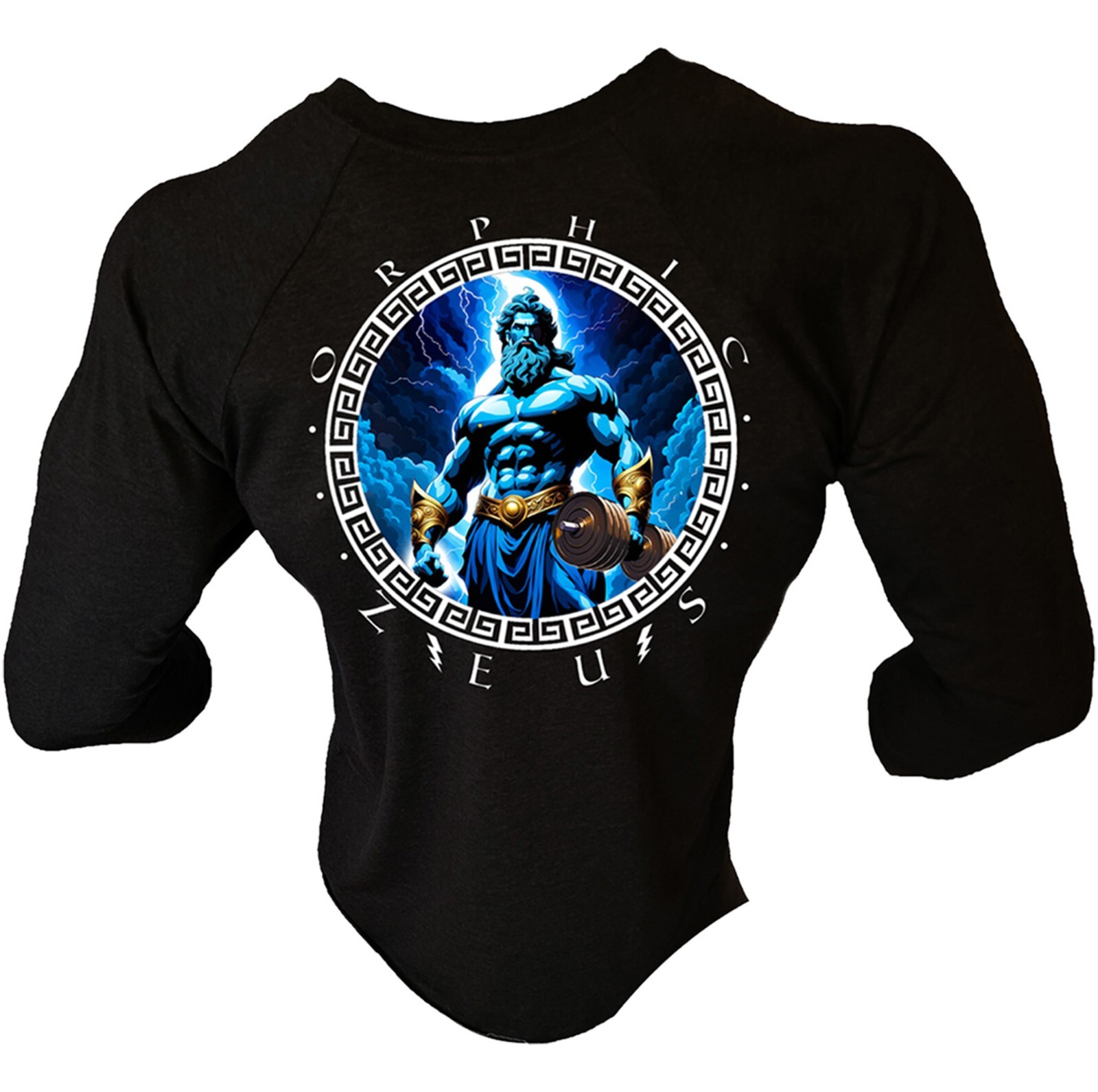 Iron Gods Orphic Zeus Gym T-Shirt, Gym Outfit, Greek God Clothing, Workout Shirt gallery