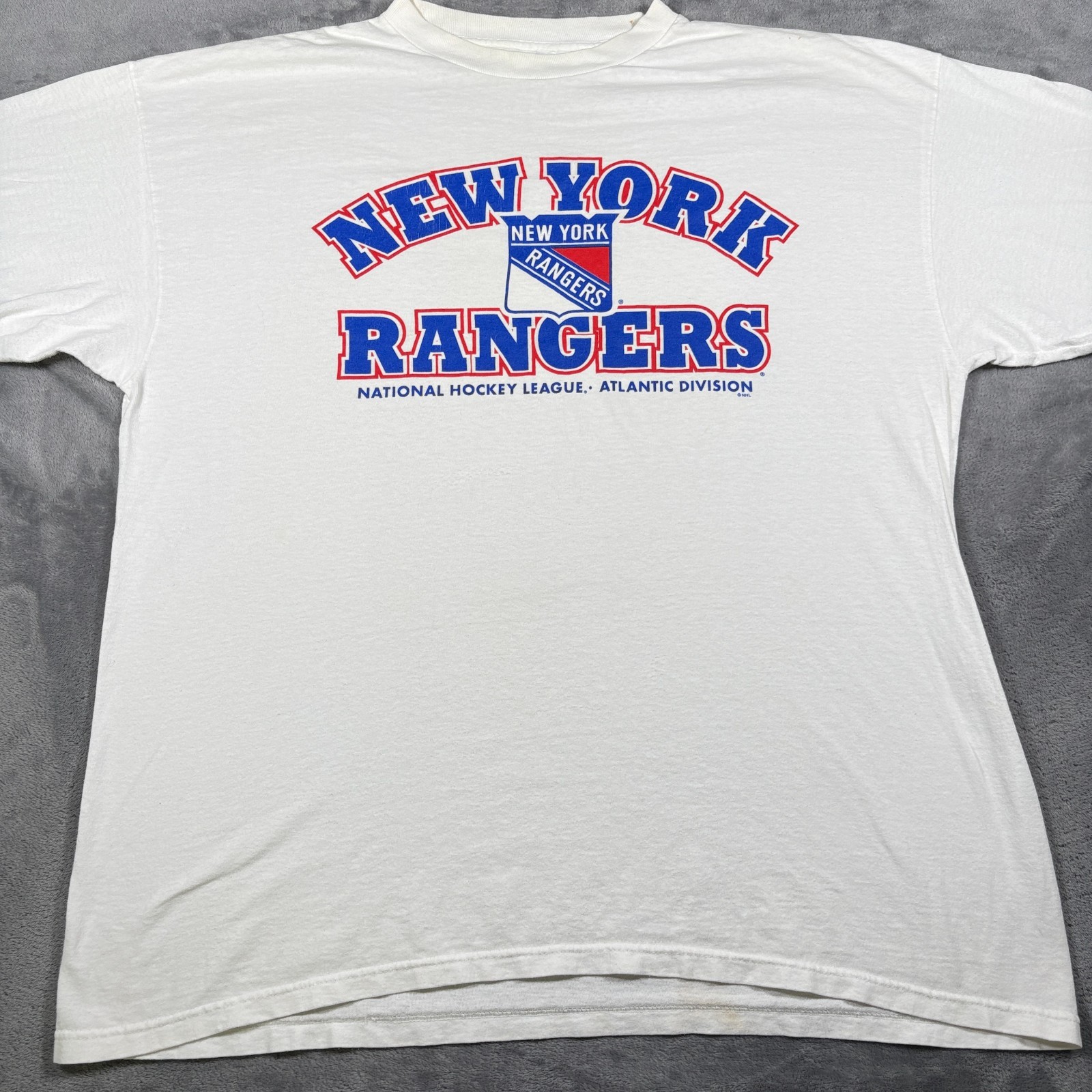 Vintage New York Rangers T-Shirt Mens XL Hockey NHL Atlantic Division Starter gallery
