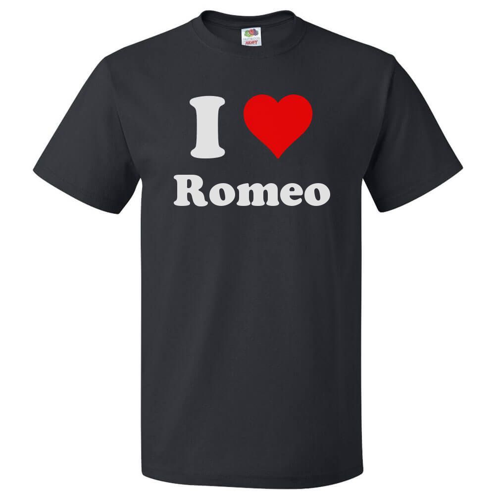 I Love Romeo T shirt I Heart Romeo Tee gallery