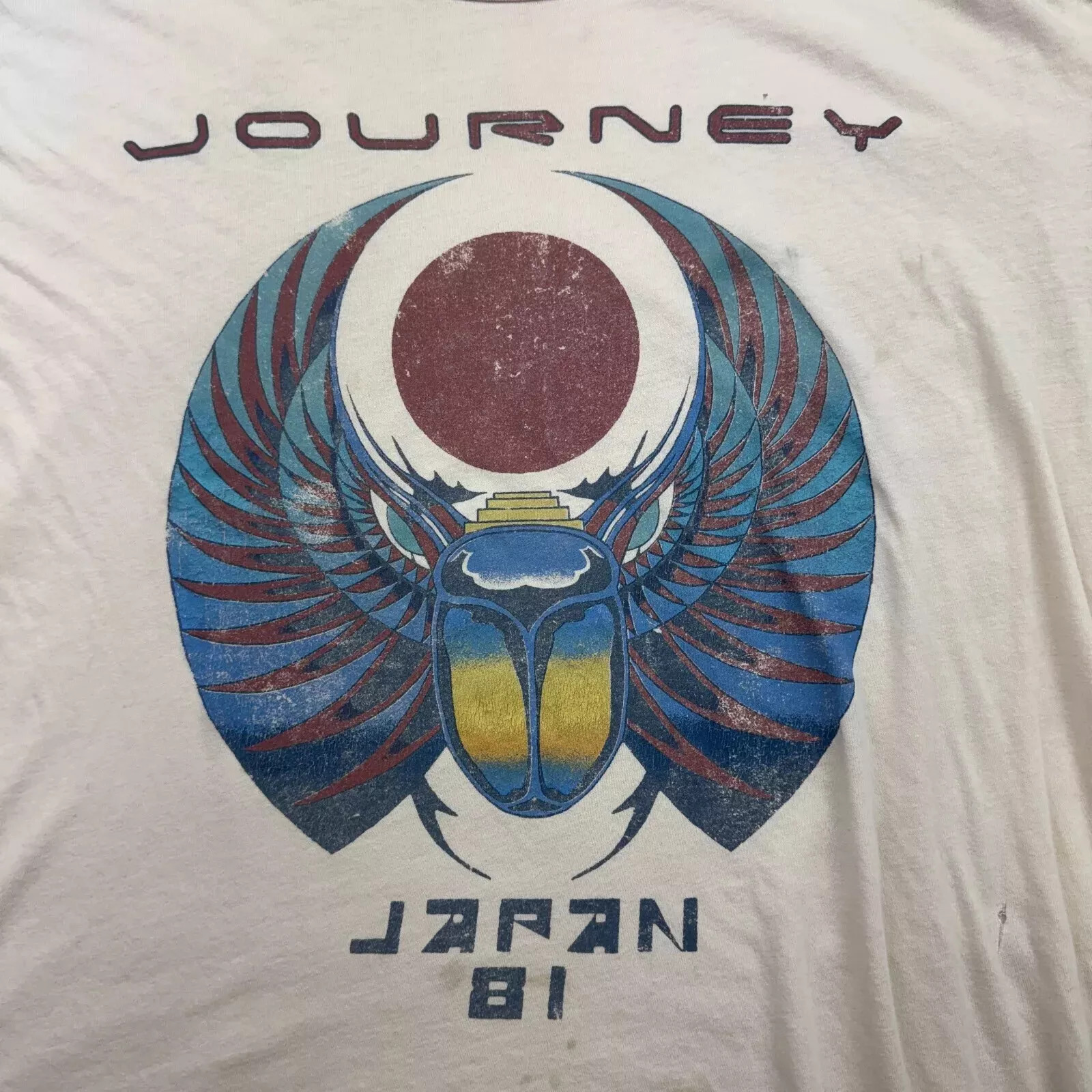 Journey Band Japan 81Concert Reprinted T Shirt Full Size S-5XL
