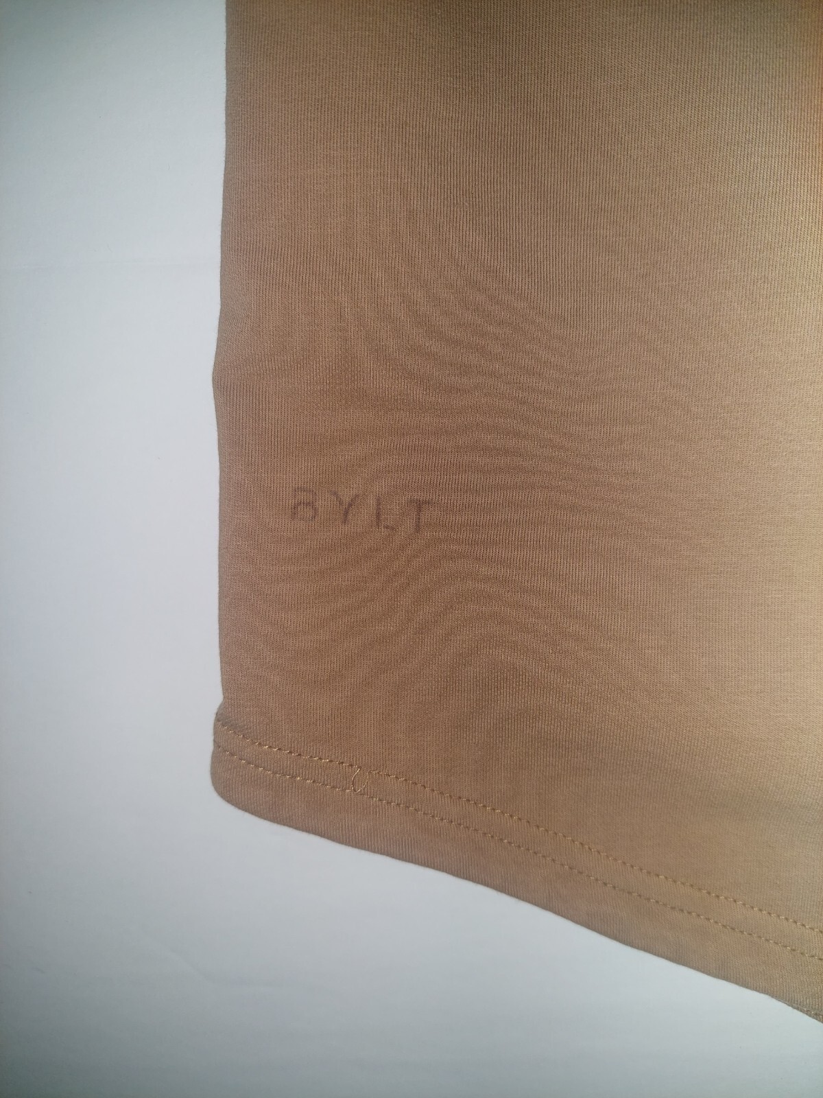 Bylt Drop Cut Short Sleeve T Shirt Mens XL Brown Blended Fabric gallery