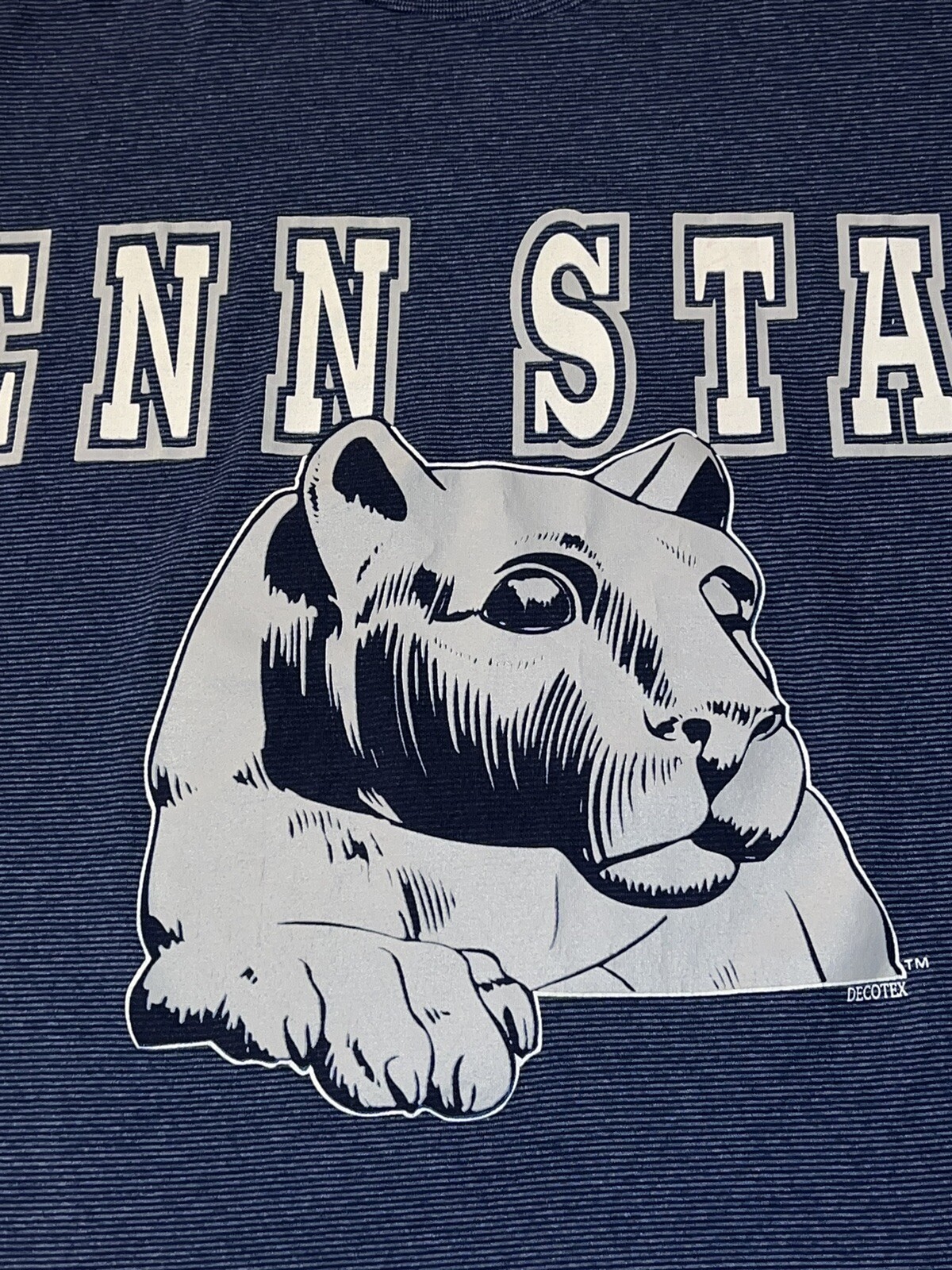 Vintage 90’s Men’s Decotex Penn State T-Shirt All Over Print One Size Fits All gallery