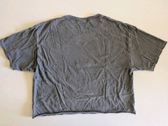 Blink-182 by Goodie Two Sleeves Cat Graphic Gray Men’s Crop Top T-Shirt S/M