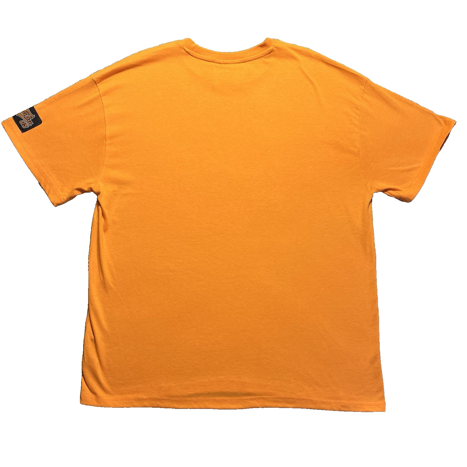 FUBU 05 Logo Tee Mens L Orange Hip Hop Streetwear Graphic Shirt gallery