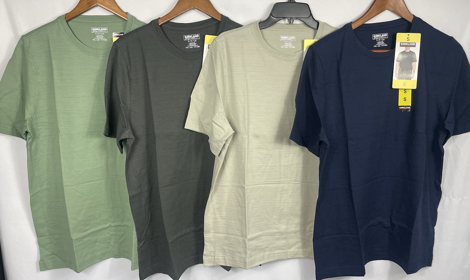 Kirkland Signature Men’s Pima Cotton Slub Tee Pick Your Size & Color NWT gallery