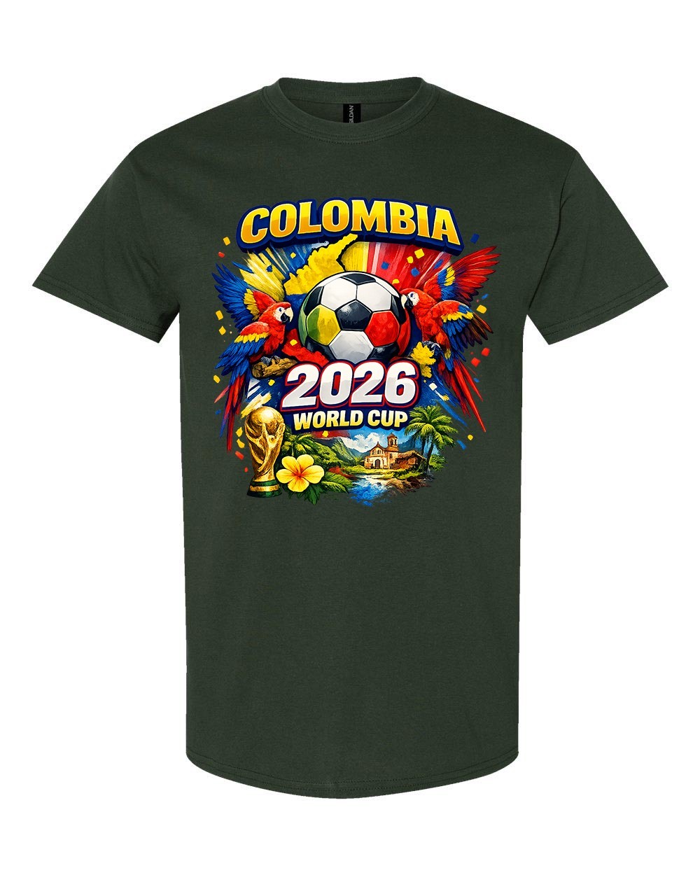 Colombia Soccer 2026 World Cup Style Unisex T-Shirt German Fan Shirt Football gallery