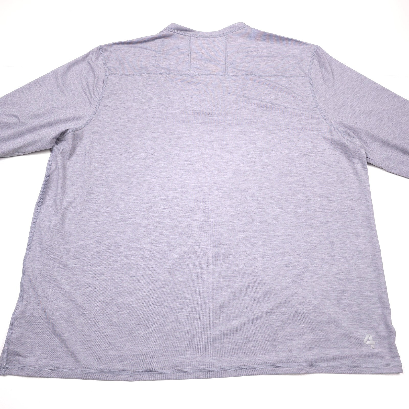 Fourlaps Long Sleeve Gray Heather Radius Henley Shirt Mens Size 2XL gallery