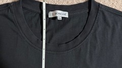 Authentic Moncler Grenoble Logo Tee Black Mens XXL Runs Small See Measurements