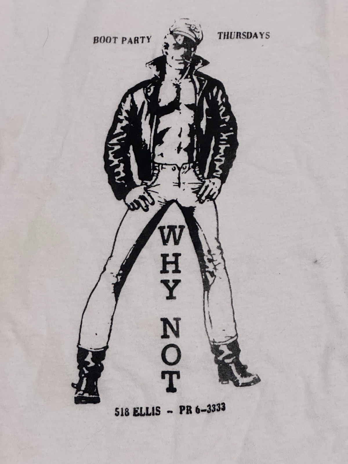 Vintage T-Shirt “Boot Party” BDSM Fetish – Leather Tom Of Finland Style