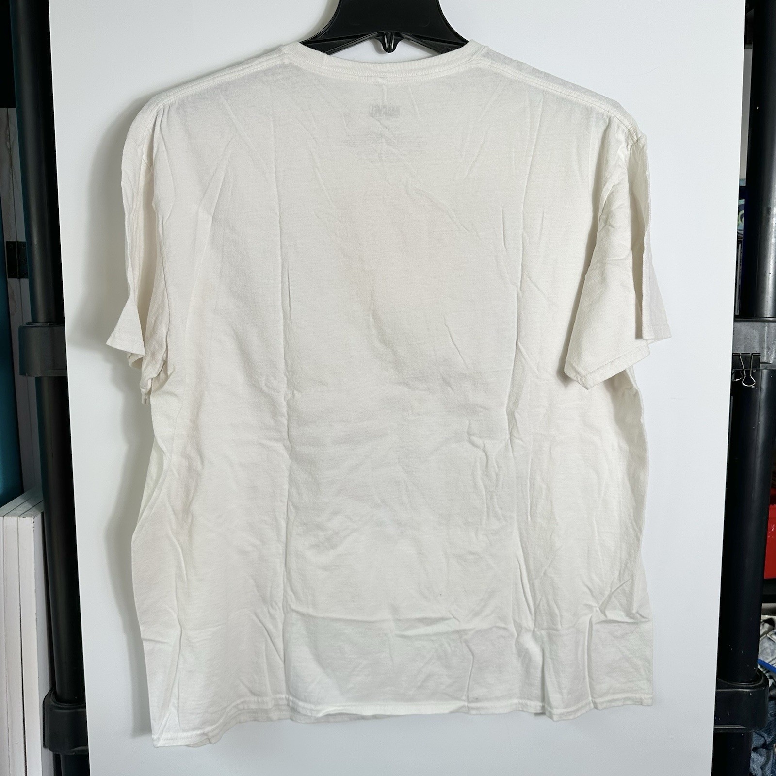 Marvel Comics Mens Size 2X Graphic T Shirt White Superhero Villains Tee *READ gallery