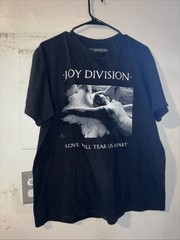 Joy Division Love Will Tear Us Apart T Shirt Black Size Large Band Tee