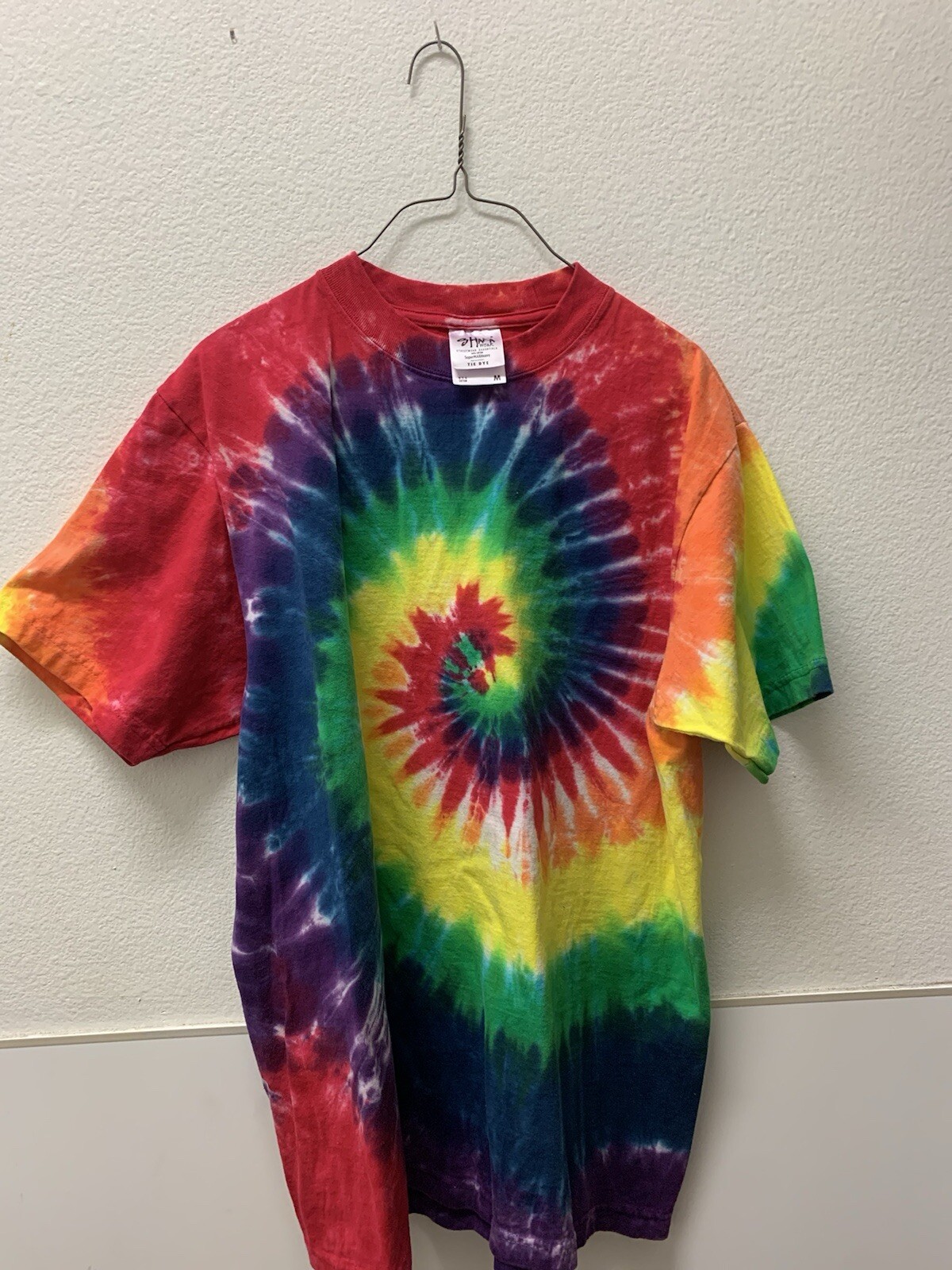 3 NEW MEDIUM Shaka Wear HW Tie Dye T-Shirt - Relaxed Fit - CLASSIC RAINBOW gallery