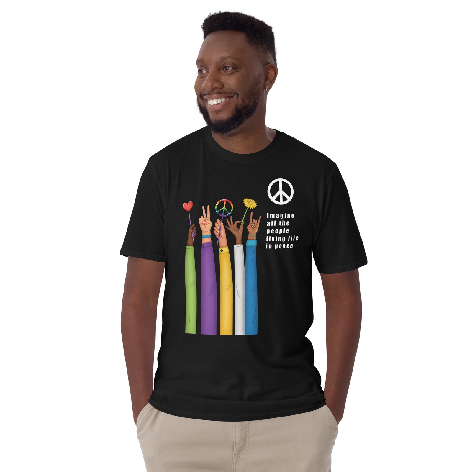 Imagine All The People T Shirt Life in Peace gallery