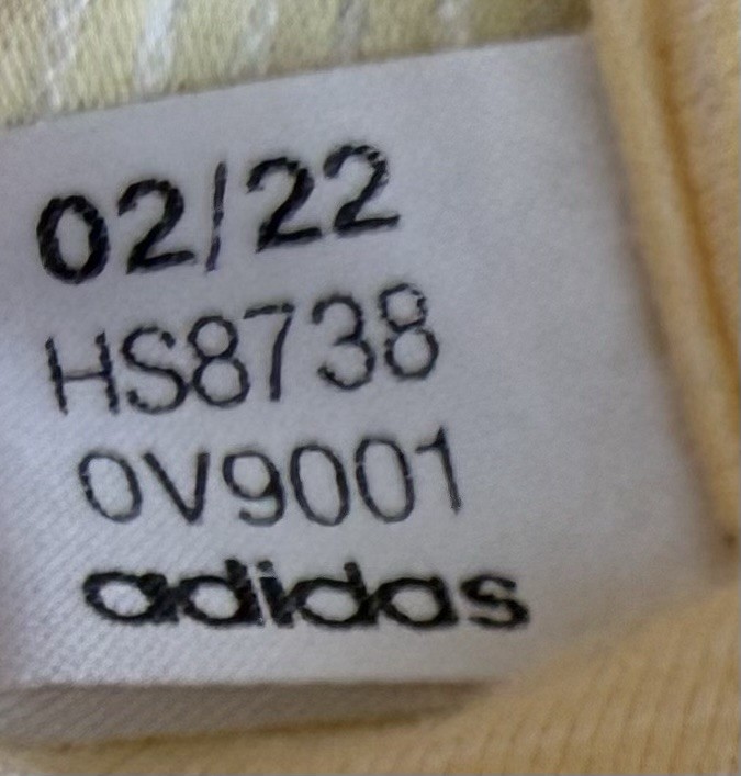 Adidas Axis 2.0 Tech Training Shirt Men's XL TALL Pale Yellow Short Sleeve Tee gallery