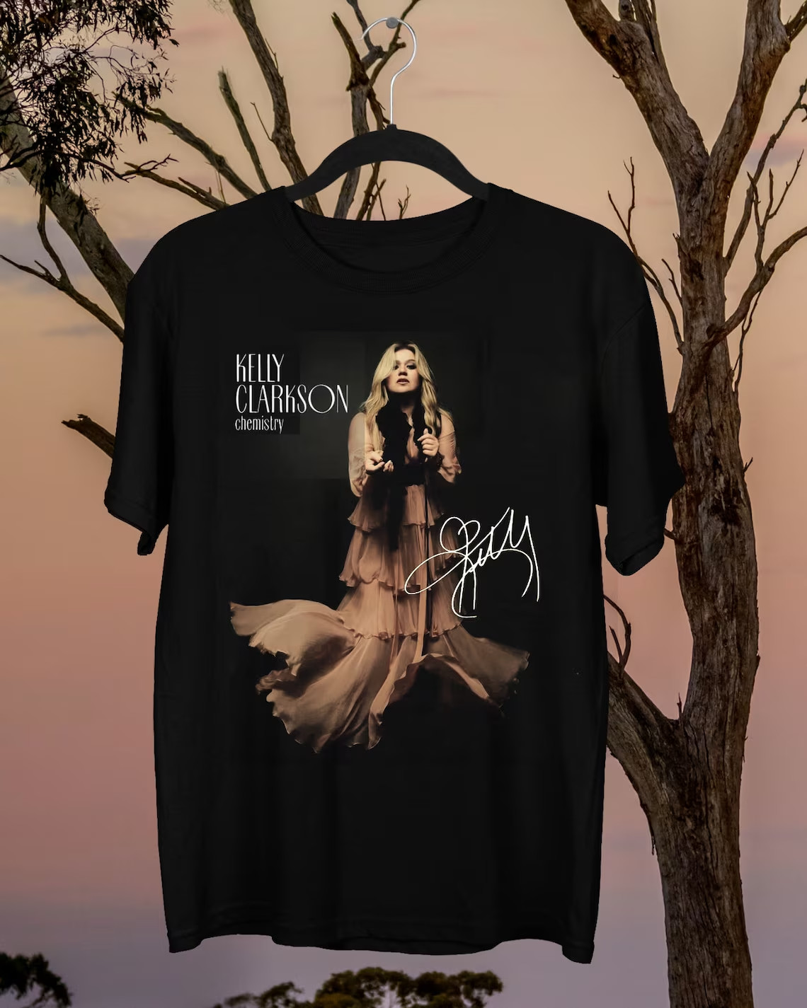 Kelly Clarkson Chemistry Album gift for fan unisex T Shirt Full Size S-5XL
