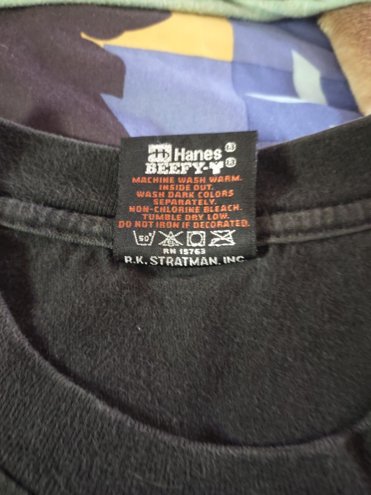 VTG Harley Davidson Las Vegas Motorcycle Hanes Beefy T Sz L USA Made gallery
