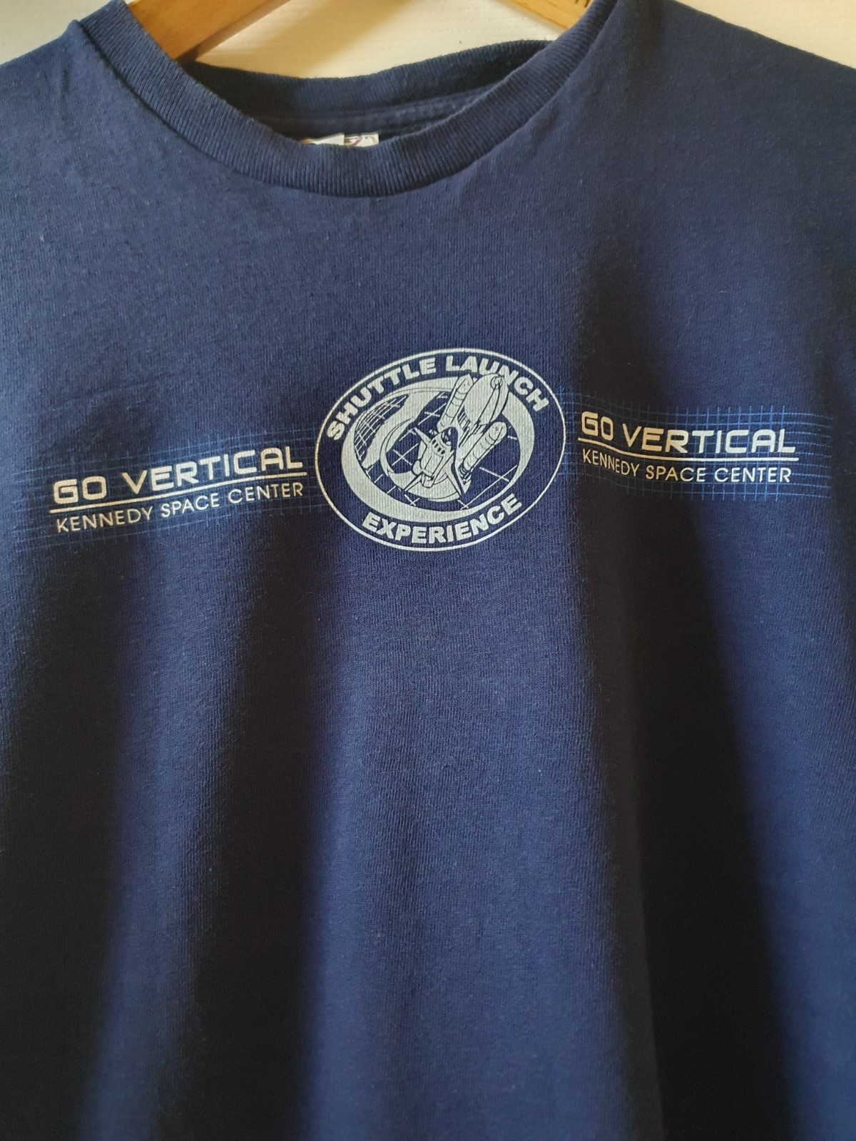 NASA Shuttle Launch Experience T-Shirt Size S - M Blue T Bought In Florida 2012 gallery