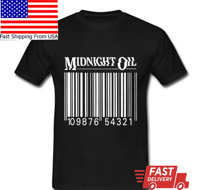 Vintage Midnight Oil Band Cotton Black All Size Men Women Classic Shirt BG2094 gallery