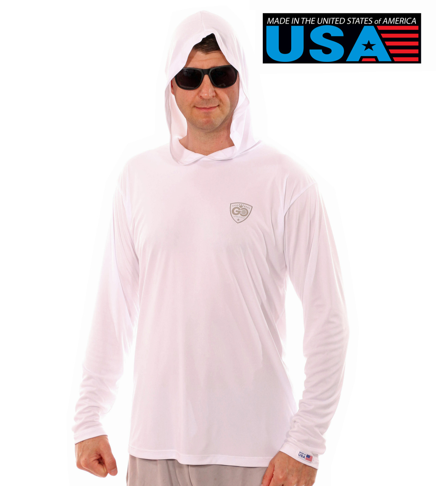 UPF50+ Mens Sun Shield Skin Protection Long Sleeve Microfiber Fishing tee shirt gallery