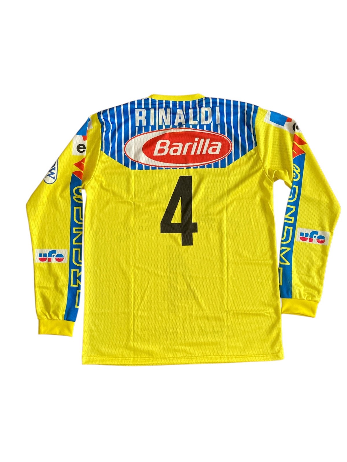 Vintage 80s Suzuki Michele Rinaldi Motocross Dirtbike Shirt Jersey Repro gallery