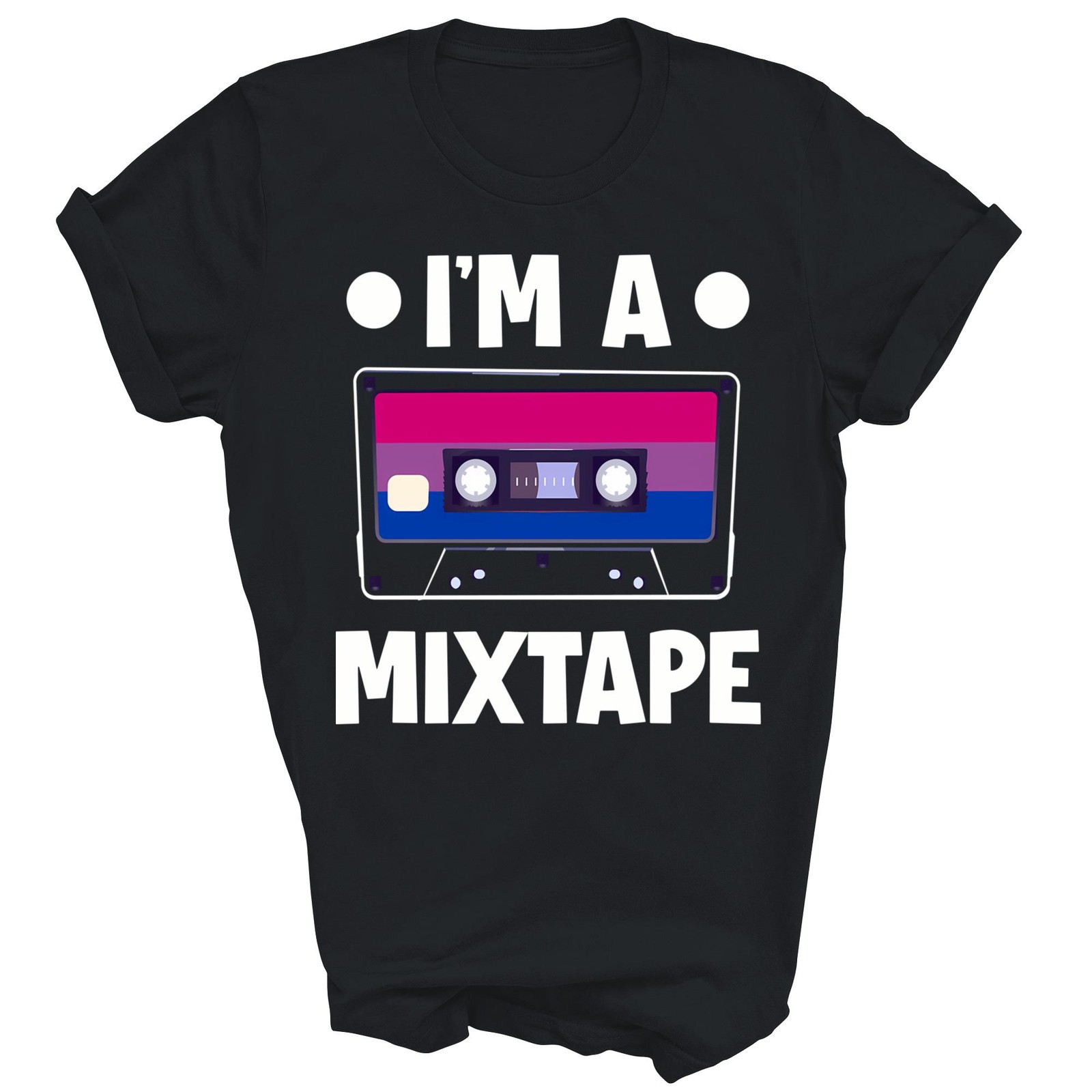 Im A Mixtape Bi Sexual Flag Supporter Bisexual Unisex Shirt Gift gallery