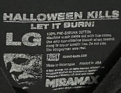 Fright Rags HALLOWEEN KILLS Let It Burn Michael Myers Mens T Shirt LG Large OOP