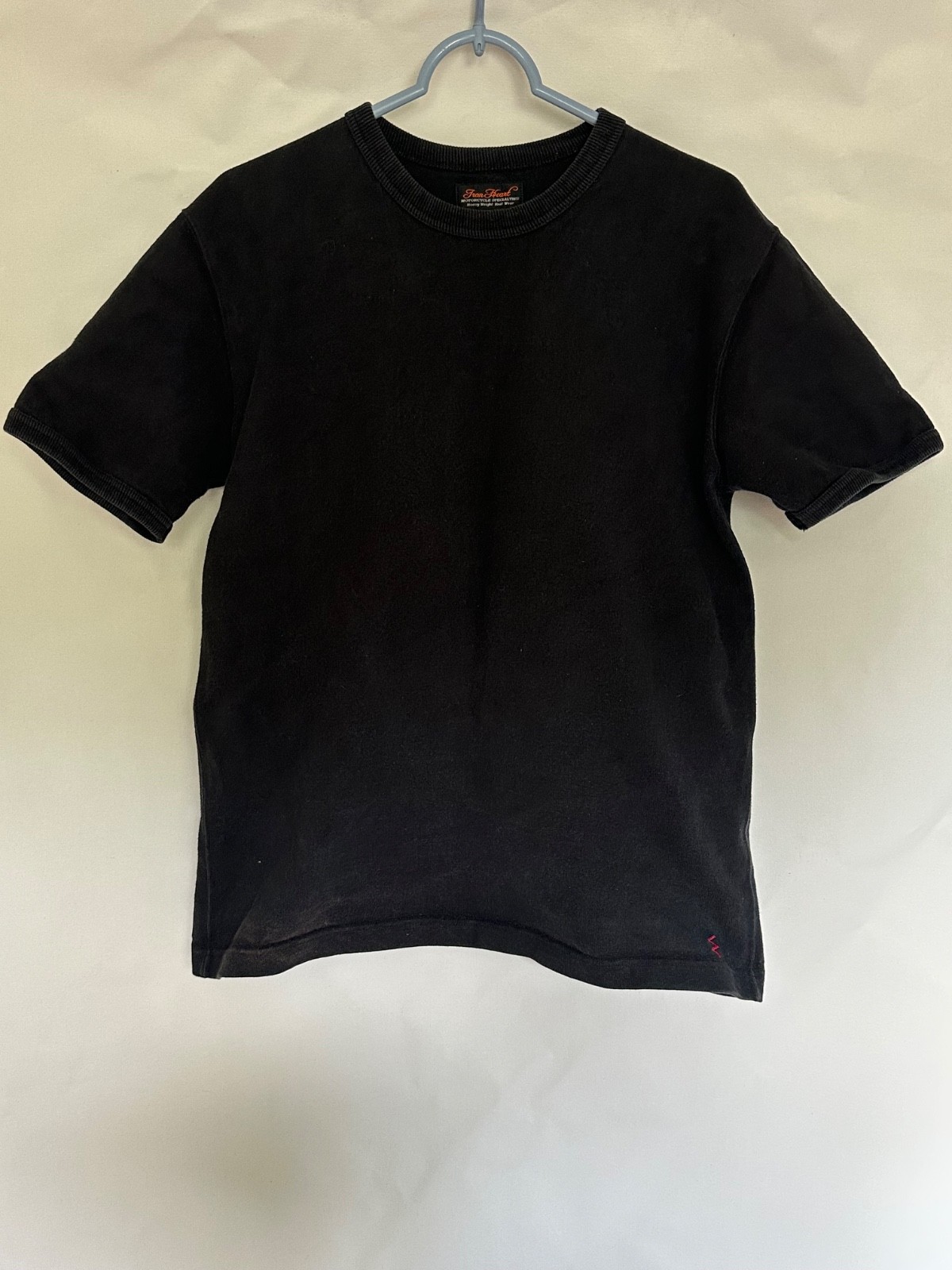Iron Heart Heavy Weight Knit Wear Black T-Shirt – Made in Japan Size Large