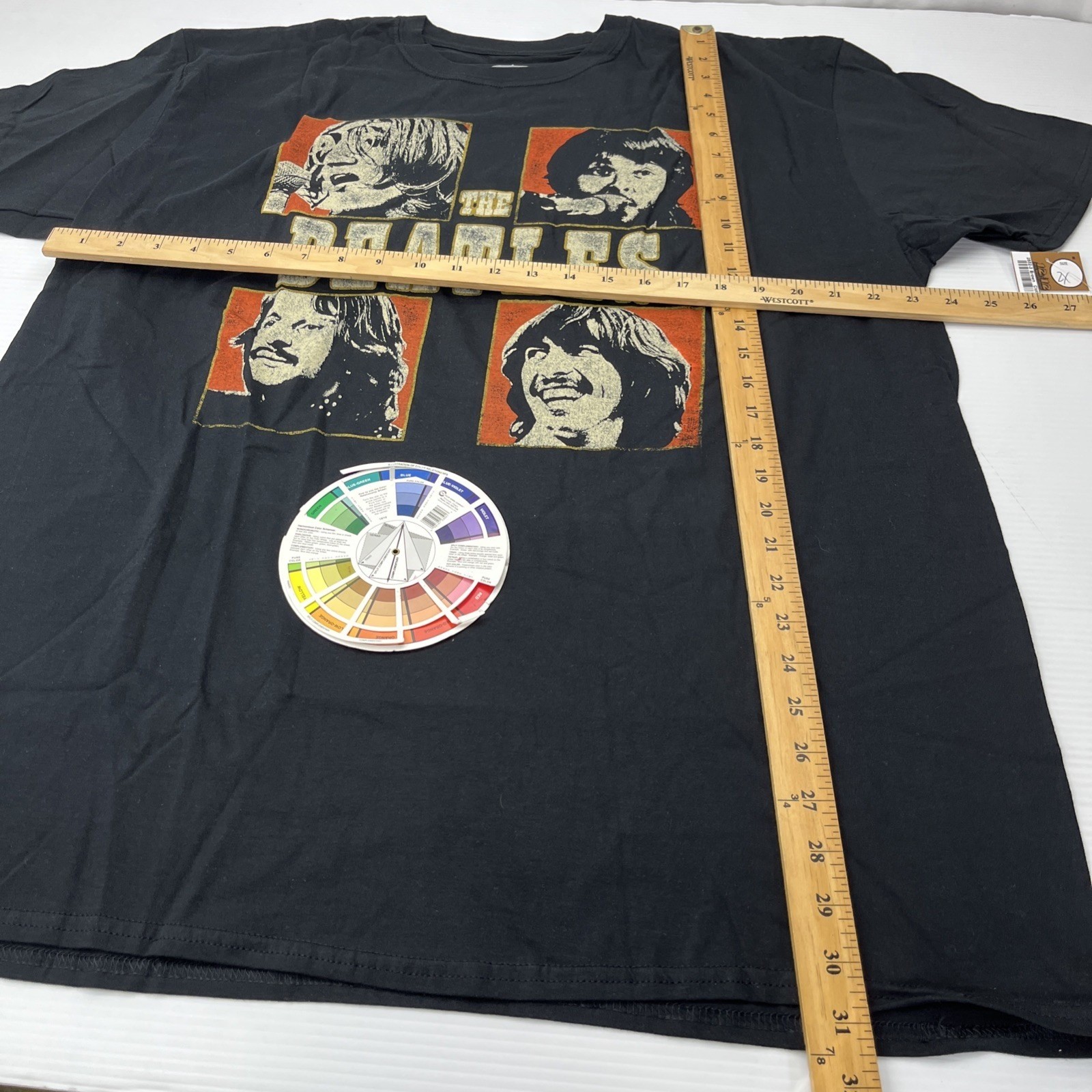 The Beatles Mens 2XL Black Graphic T-Shirt Apple Corps 2020 Band Tee Cotton gallery
