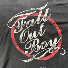 Fall Out Boy Patrick Stump Indie T Shirt Mens Small Concert Vintage y2k READ