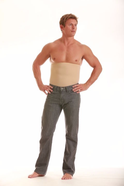 Instaslim Compression Mens Slimming Belt Look 5" Slimmer Insta Slim ALL sz Color gallery