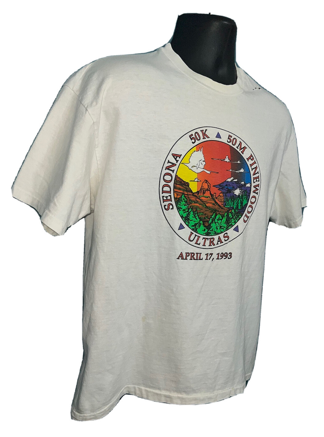 Vintage Single Stitch Shirt Sedona AZ 50K Pinewood Ultras 1993 Large See Pix A32 gallery