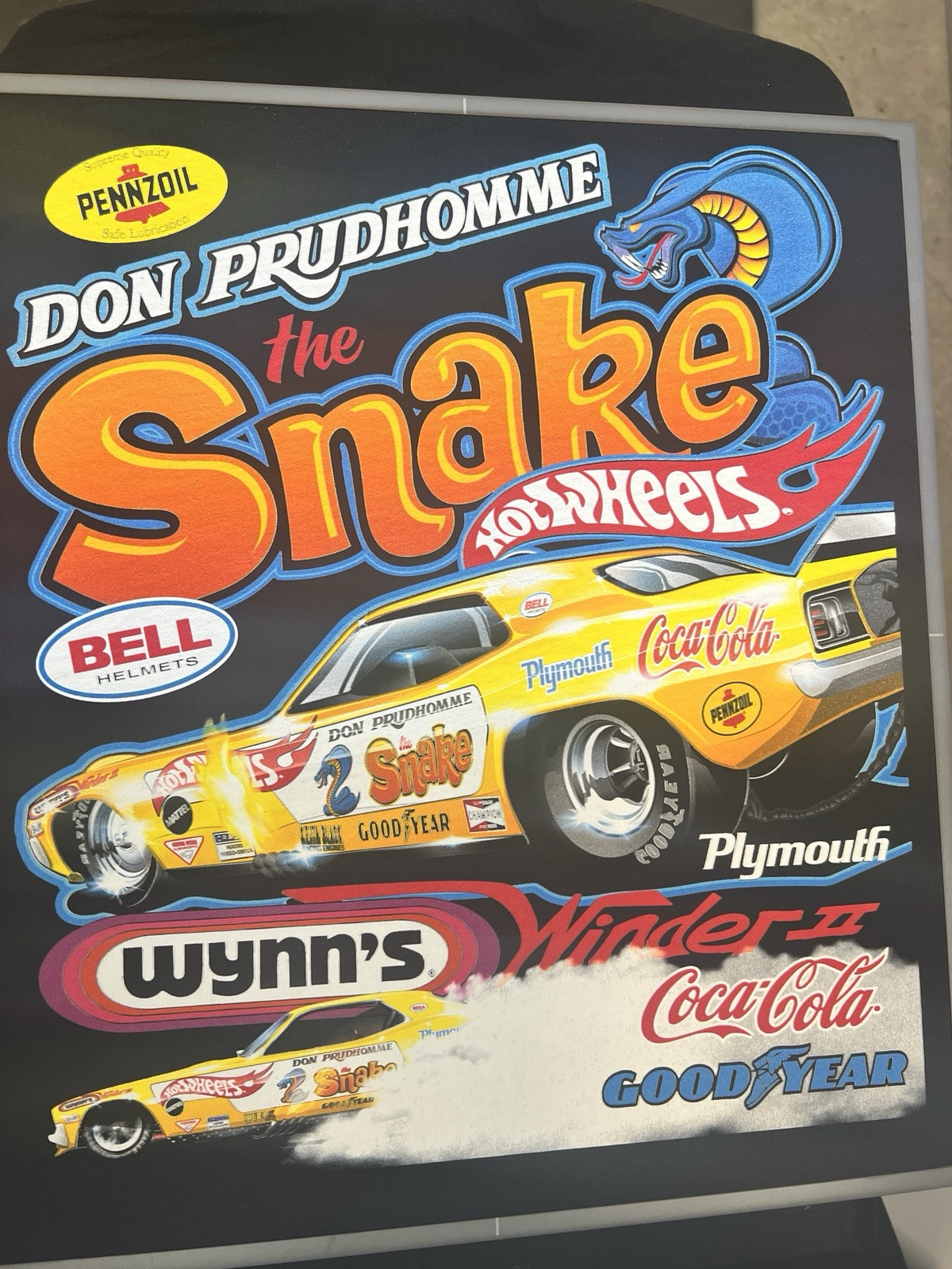 Vintage Don the Snake Prudhomme Racing T-Shirt (253) gallery