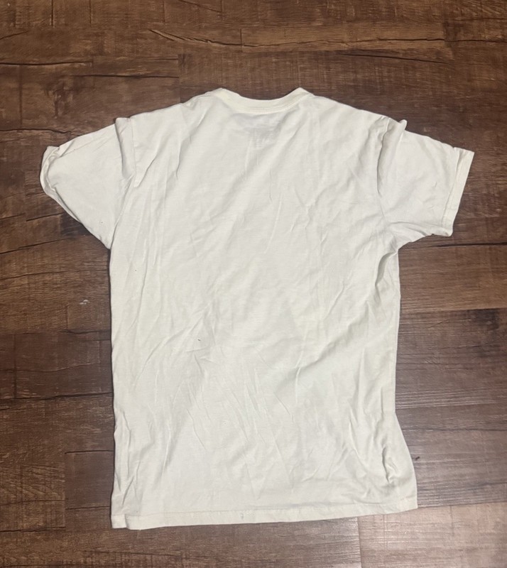 White Cream Size Medium True Classic Tee Shirt Cotton Polyester gallery