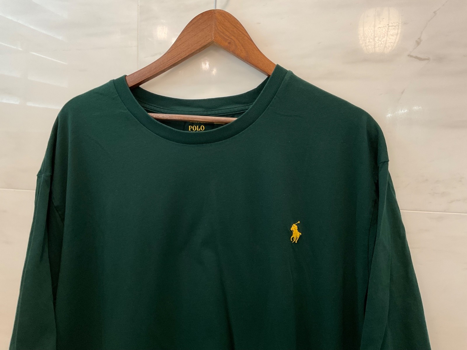 POLO Ralph Lauren Big & Tall HUNTER GREEN Short Sleeve Crewneck T Shirt 3XLT S42 gallery
