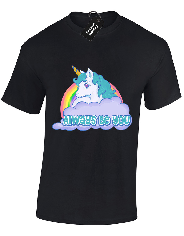 Always Be You The Funny Intelligence Rock Unicorn Unisex T-Shirt