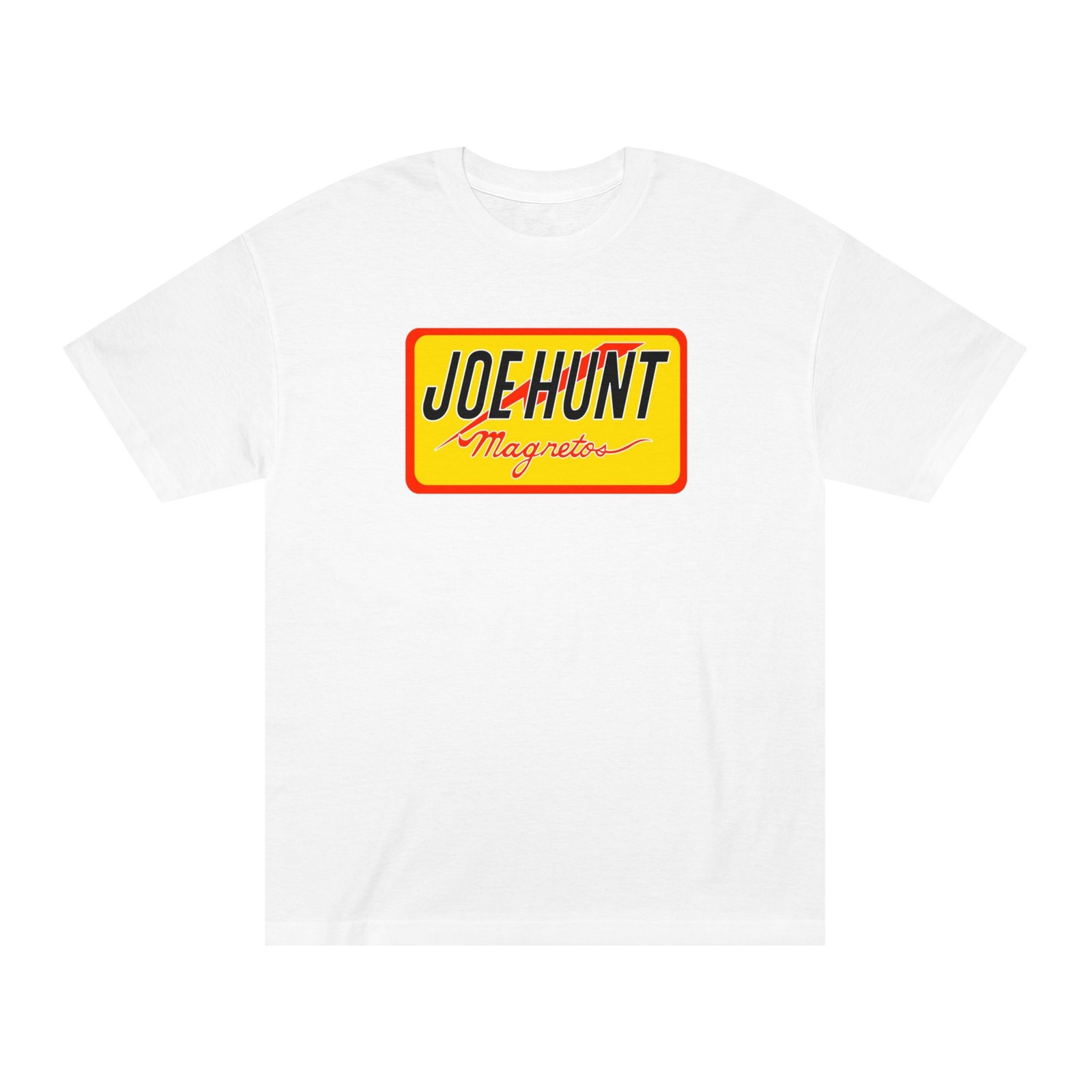 Joe Hunt Magneto Tee Retro Drag Racing Logo Dragster