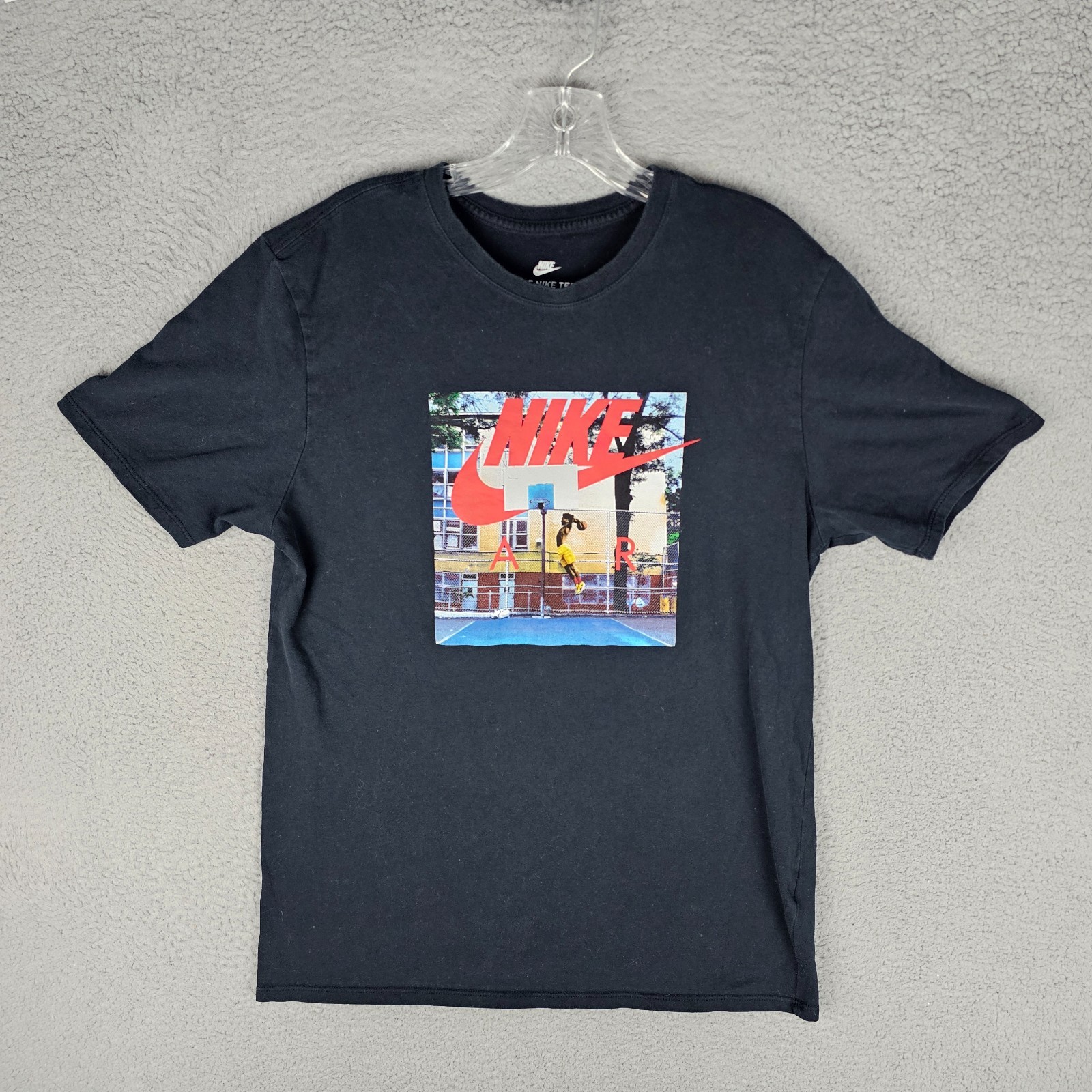 Nike Athletic Cut T-Shirt Mens Large 'Air Hybrid Photo' Short Sleeve 847533-010 gallery