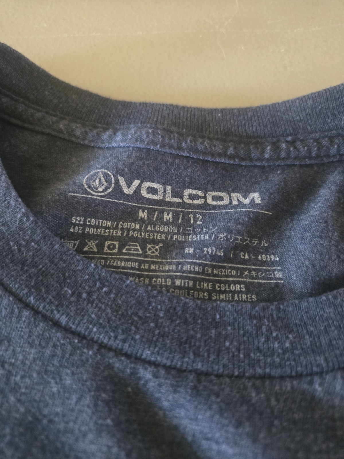 Volcom Stone | True To This | Cotton T-Shirt |Size M GRAY gallery
