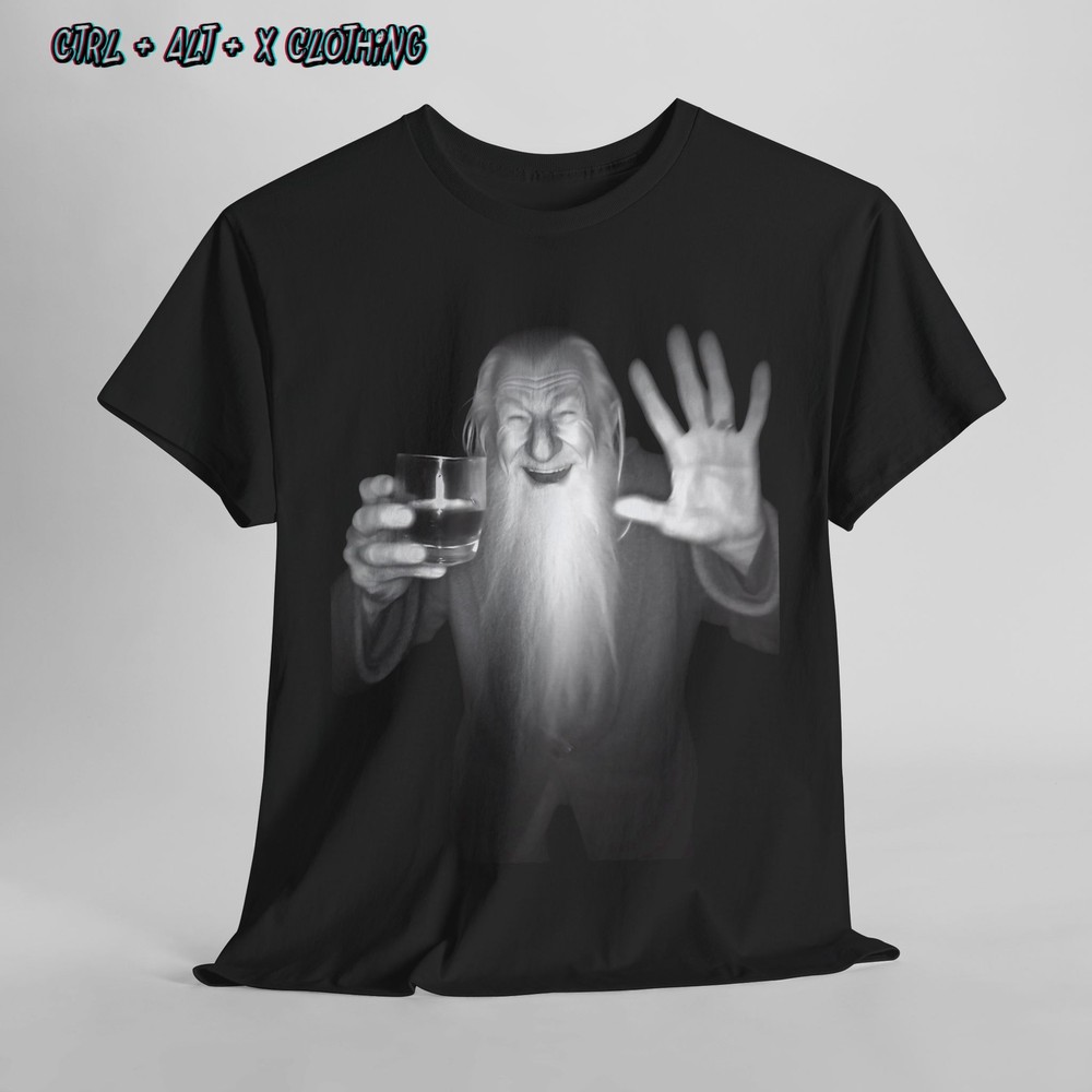 Funny Gandalf Happy Drinking Tee, Lord of the Rings T-Shirt for Men and Women,