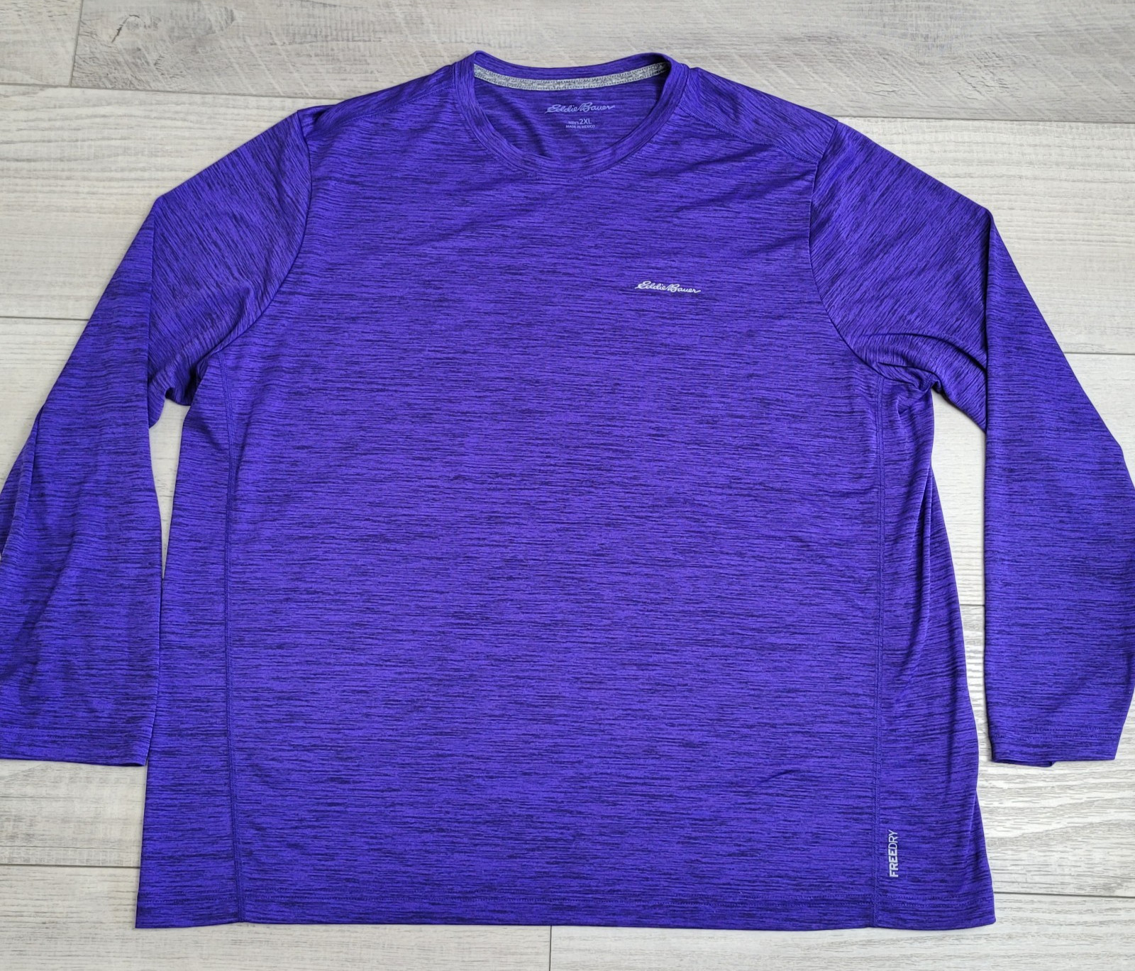 👕Eddie Bauer Shirt Mens 2XL Purple FREEDRY Performance Tee Long Sleeve Gorpcore gallery