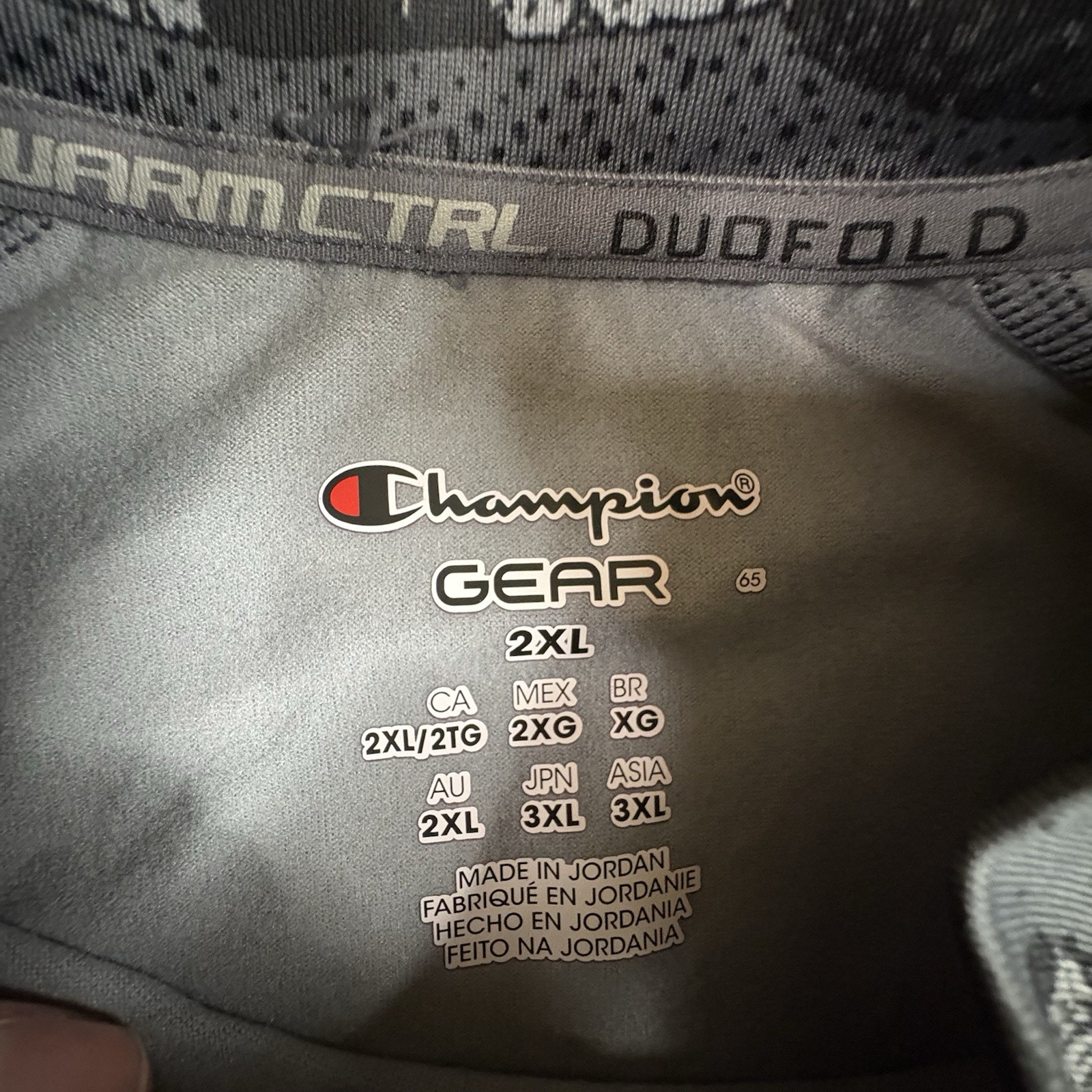 Champion Gear Men's 2XL Gray Camo DuoFold WarmCTRL Performance LS Mock Neck gallery