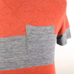 American Eagle Mens Stretch Active Flex Heather Burgundy Dark Gray T Shirt XS