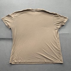 Skims Shirt Mens XL Beige Solid Modal Cotton Stretch Basic Crewneck Soft Tee