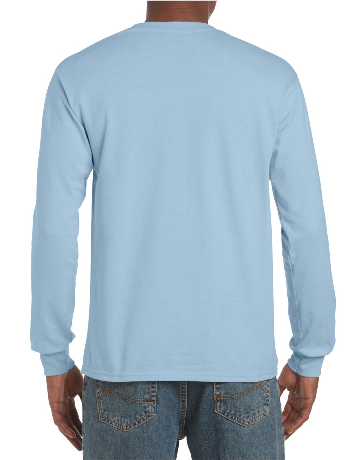 Gildan Mens Plain Long Sleeve Crew Neck Ultra Cotton T Shirts, Tops | S-2XL gallery